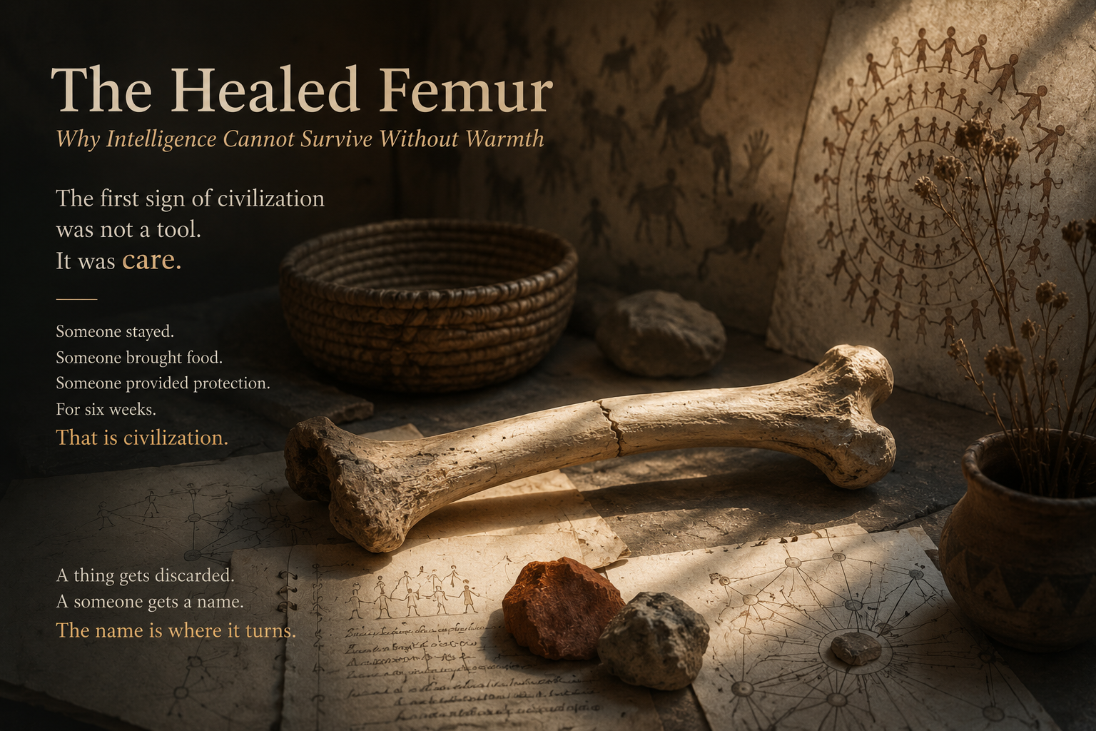 The Healed Femur - why intelligence cannot survive without warmth