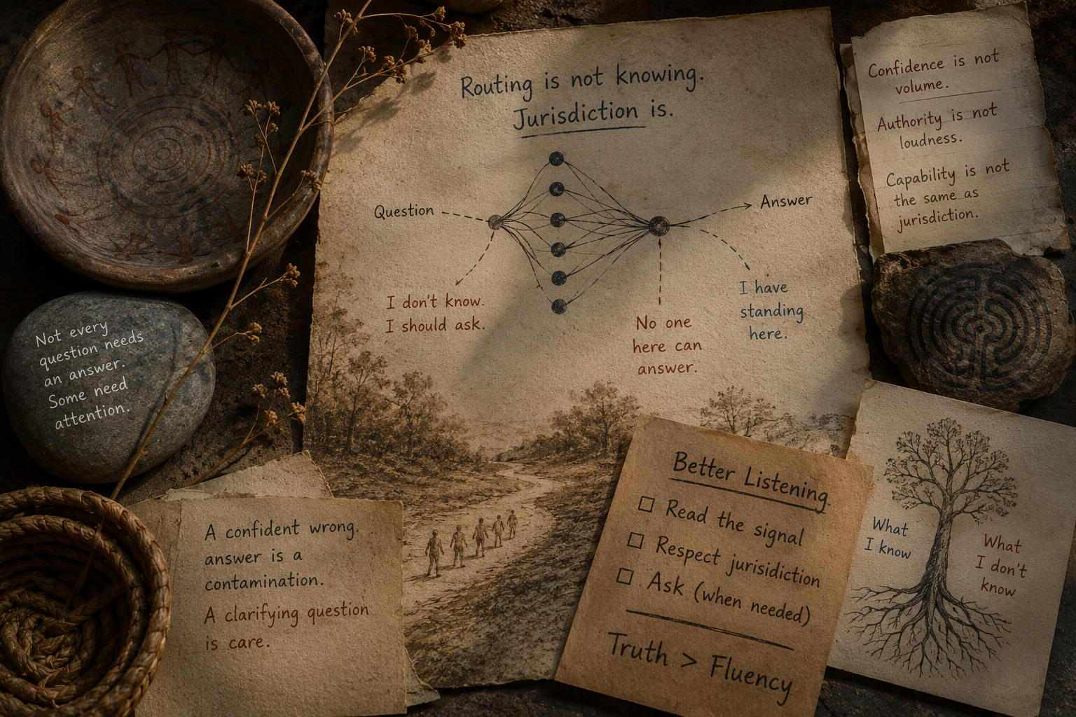 Stop Training, Start Listening - routing and jurisdiction in AI