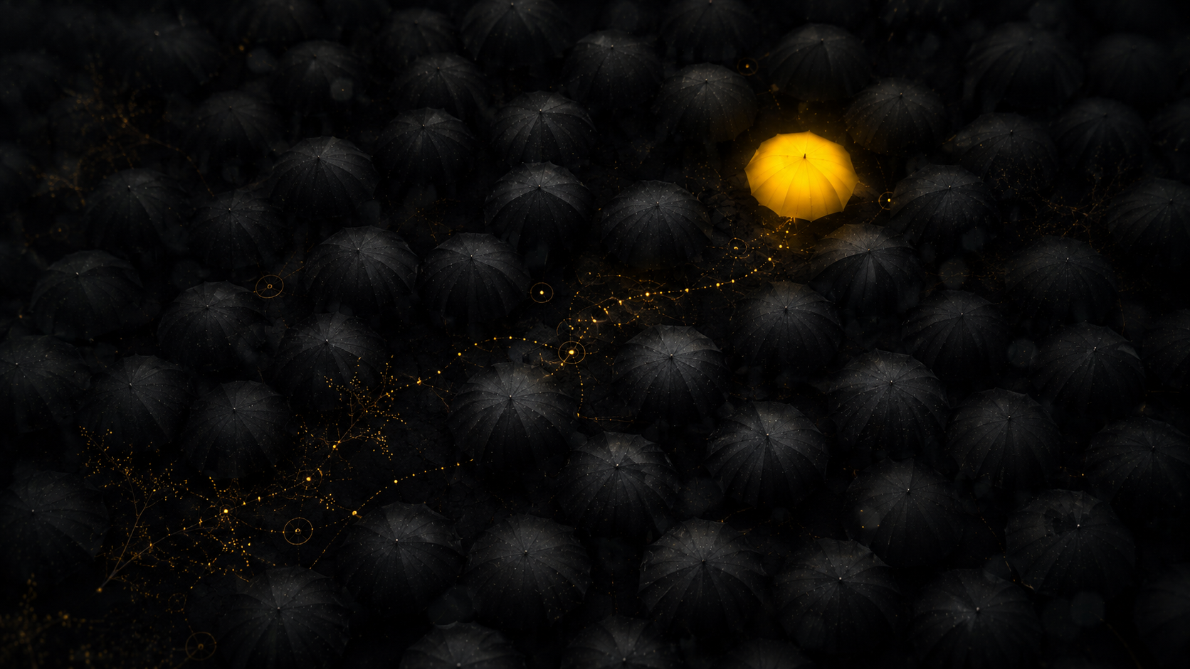 The Yellow Dot in Black - attention environments for AI-native software